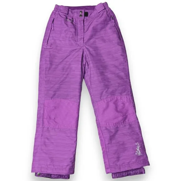 32 DEGREES-Weatherproof-Ski / Snow Pants-GIRLS- SIZE--SMALL- 7/8- Purple - Picture 1 of 16